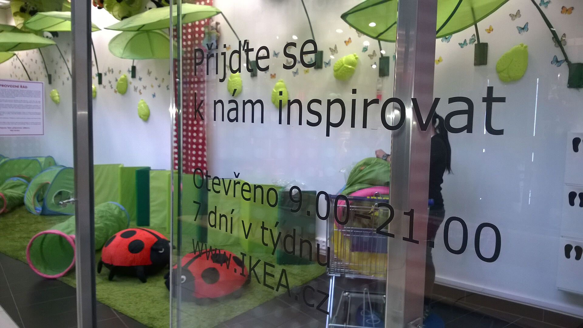 IKEA dětský koutek Avion Shopping Park Ostrava
